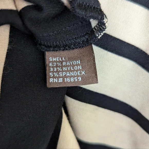 J. McLaughlin Striped Catalyst 3/4 Sleeve Sheath Dress Size XS Business Stretch - Picture 5 of 5